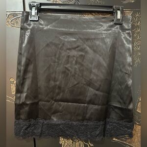 Princess Polly - silk and lace mini skirt - never worn